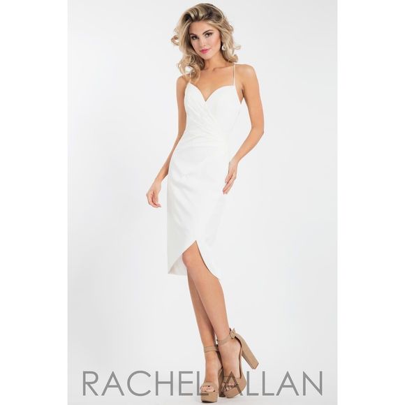 White Rachel Allan Size 4 Cocktail dress